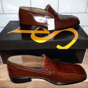 Stacy Adams Adesso Slip-on Dress Shoes - Brown - Men's size 8.5